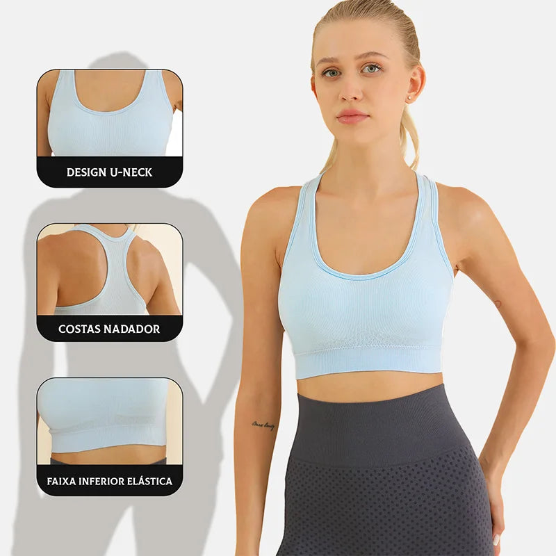 Top Fitness Ana Clara - Kit com 2